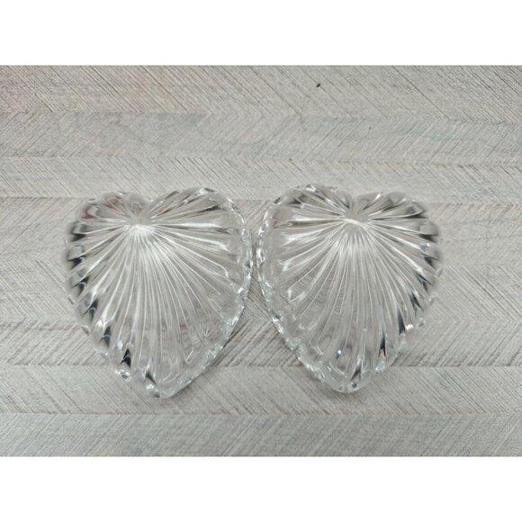 RCR Royal Crystal Rock Heart-Shaped Gemini Bonbonniere Candy Dish Jar NEW - Picture 4 of 9